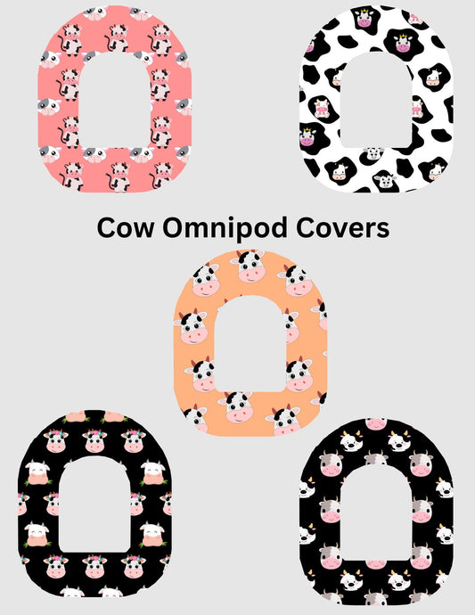 Omnipod Cover Cow Theme Style Pack of 5