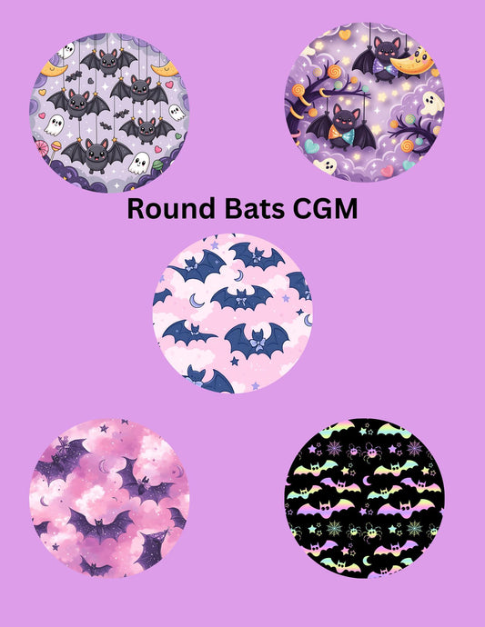 Purple Bats CGM Adhesive Patches, Dexcom G7 G6 Libre Omnipod, Pack of 5