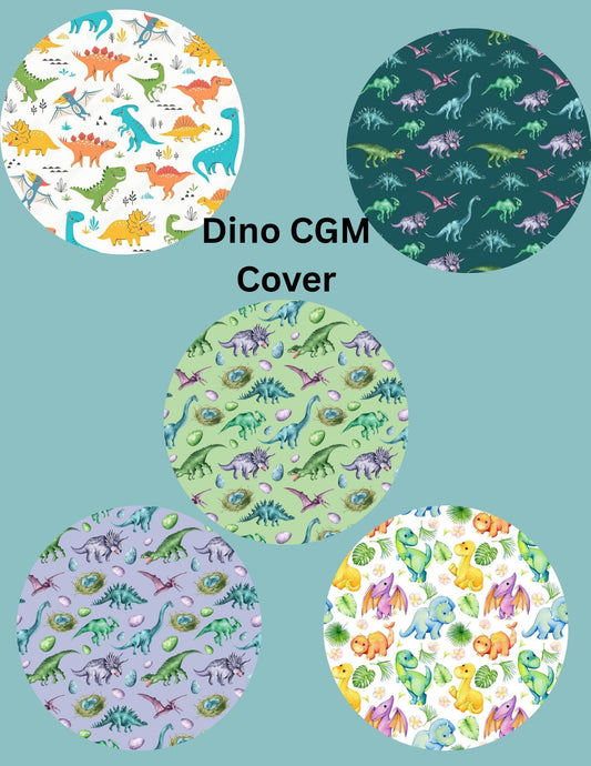 Dinosaur CGM Cover Patches, Dexcom G7/Libre/G6, Omnipod, Style Pack of 5
