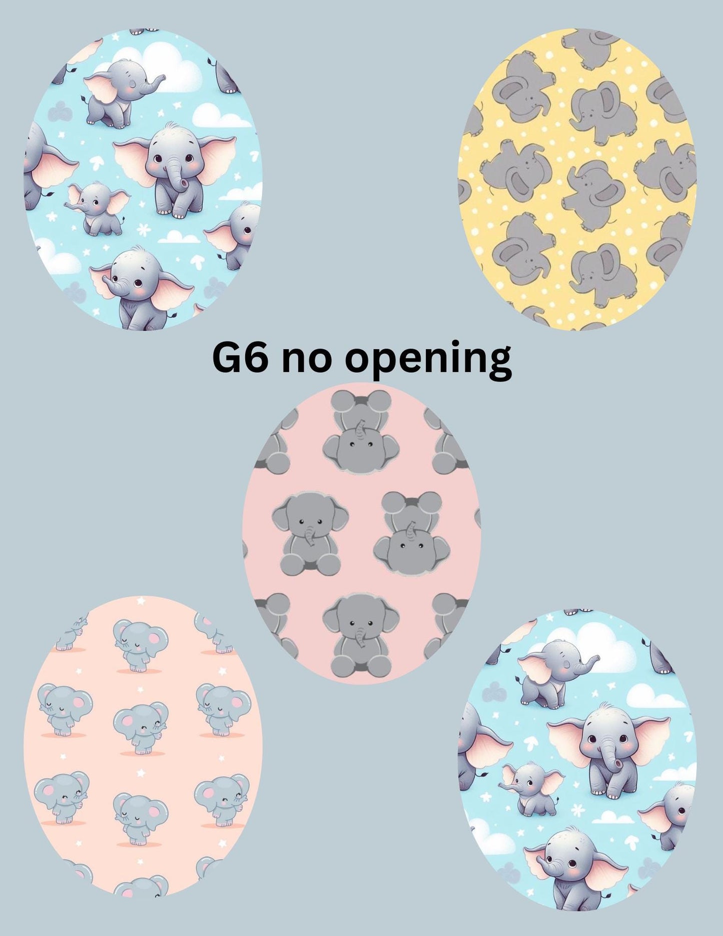 Elephant Dexcom G7, G6, Libre CGM Omnipod Cover Patches, Pack of 5