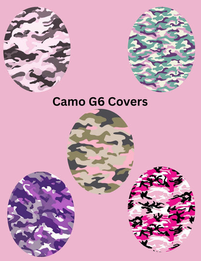 Camo Design CGM Patches, Dexcom G7, Libre 3, Omnipod Cover, Pack of 5