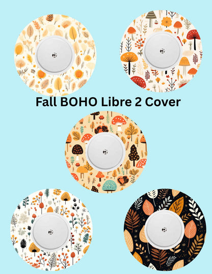 Boho Fall CGM Covers, Dexcom G7, G6, Libre 2, 3, Omnipod, 5 Pack