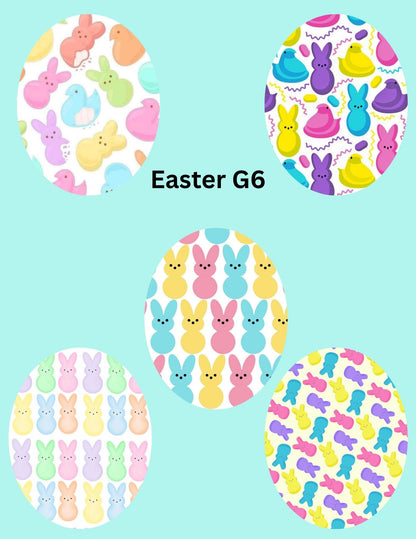 Easter CGM Patches, Dexcom G7, Libre 3, Omnipod Cover, Pack of 5
