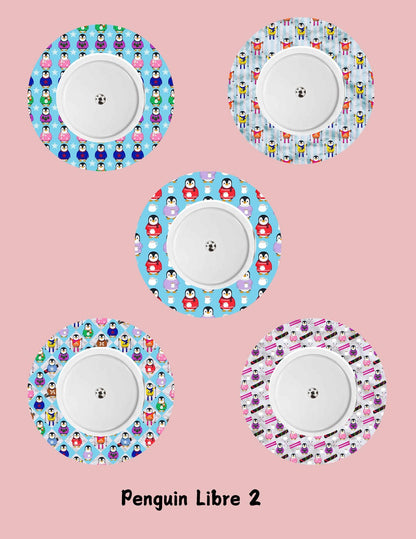 Penguin Dexcom G7, G6, Libre CGM Cover Patches, Style Pack of 5