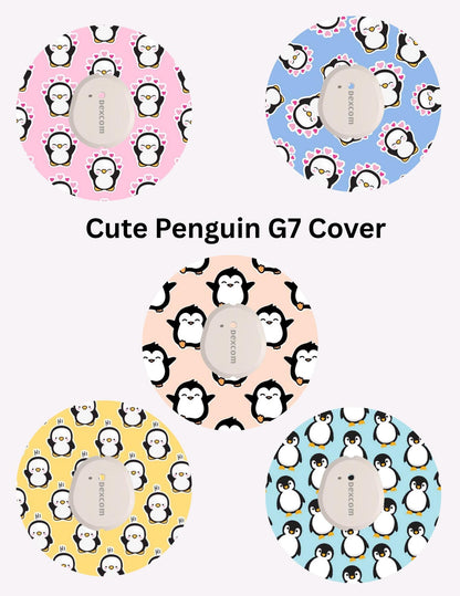 Pastel Penguin CGM Cover: Dexcom, Libre, Omnipod - 5 Pack