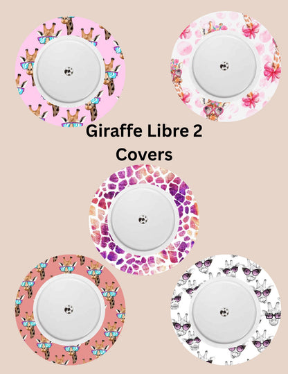 Giraffe Dexcom G7 CGM Cover Patches, Themed 5-Pack