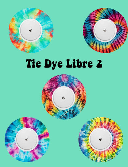 Tie Dye CGM Cover Patches for Dexcom G7/Libre - 5 Pack